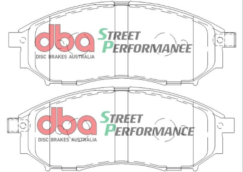 DBA SP500 Brake Pads - DBA 02-06 Infiniti Q45 SP500 Brake Pads