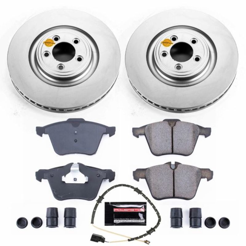 PSB Z23 Evolution Coated Kit - Power Stop 10-15 Jaguar XF Front Z23 Evolution Sport Coated Brake Kit