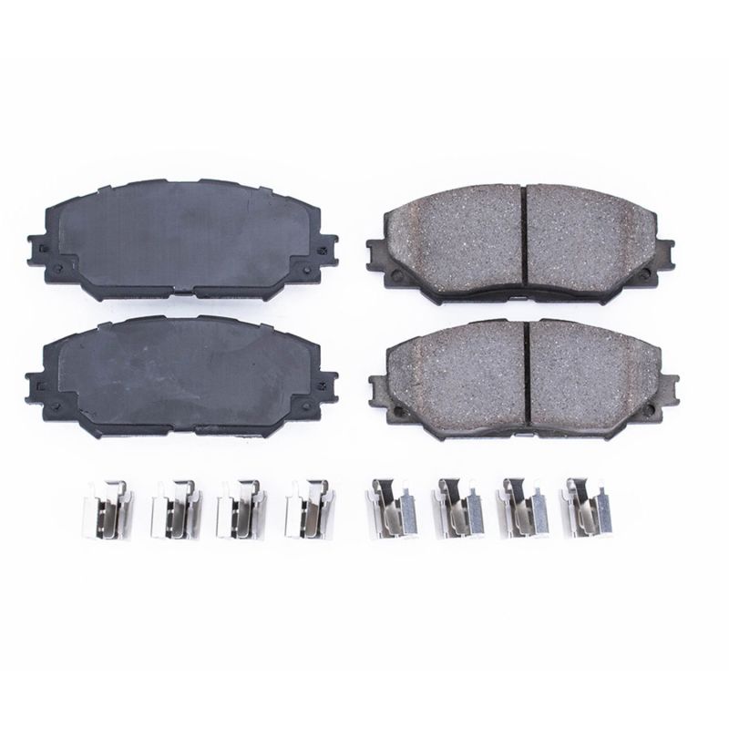 PSB Z17 Evolution Brake Pads - Power Stop 10-12 Lexus HS250h Front Z17 Evolution Ceramic Brake Pads w/Hardware