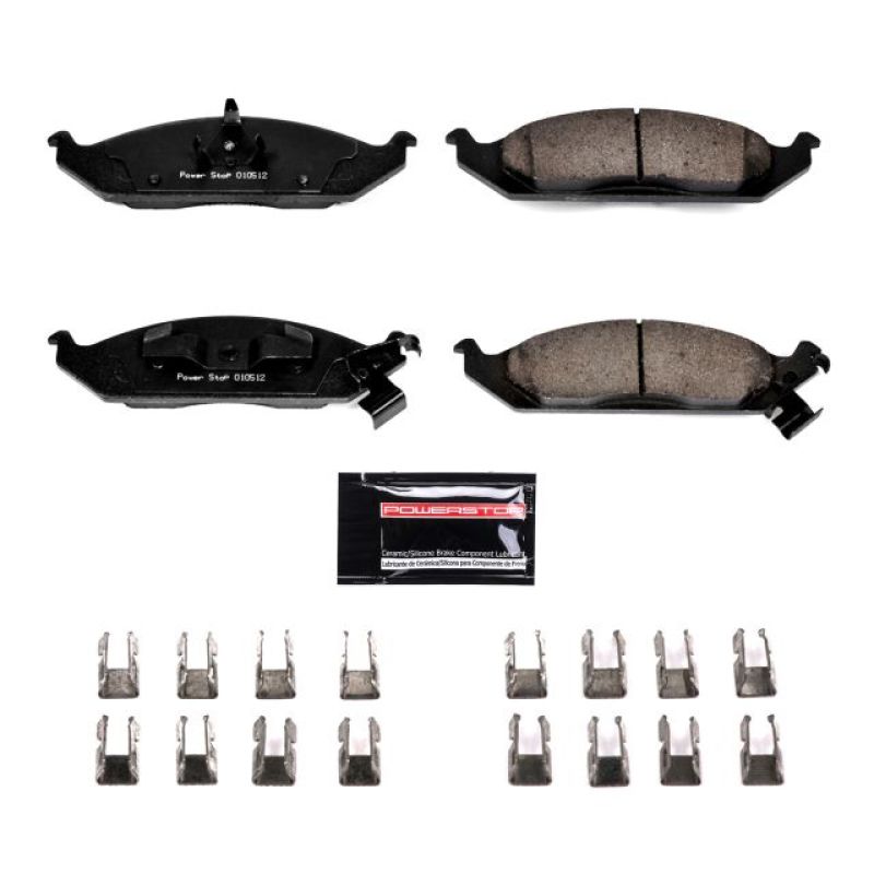 PSB Z23 Evolution Brake Pads - Power Stop 95-00 Chrysler Cirrus Front Z23 Evolution Sport Brake Pads w/Hardware