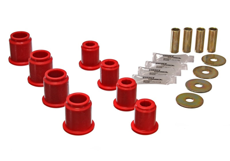ES Cntrl Arm Bushings - Red - Energy Suspension 6/95-04 Toyota Pick Up 4W (Exc T-100/Tundra) Red Front Control Arm Bushing Set