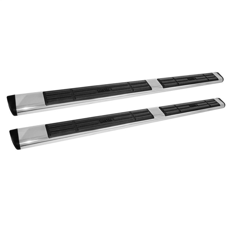 WES Nerf Bars - Premier 6 - Westin Premier 6 in Oval Side Bar - Stainless Steel 85 in - Stainless Steel