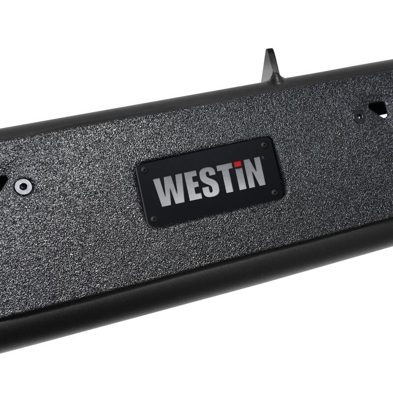 WES Nerf Bars - Outlaw - Westin 14-18 Chevrolet/GMC Silv/Seirra 1500 Double Cab Outlaw Nerf Step Bars - Textured Black
