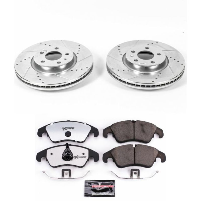 PSB Z26 Street Warrior Kit - Power Stop 12-16 Audi A4 Front Z26 Street Warrior Brake Kit