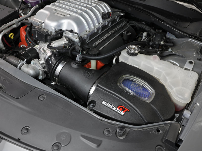 AFE Momentum GT Cold Air Intakes - aFe Momentum GT 17-18 Dodge Charger/Challenger SRT Hellcat CAI(w/ Pro 5R Media Filter)