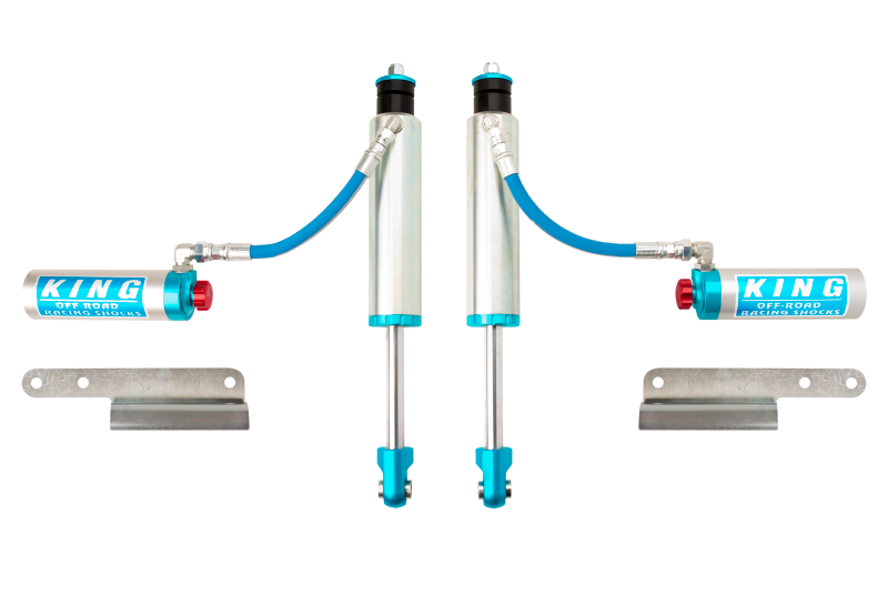 KIN 2.5 Shocks - King Shocks 98-02 Toyota Land Cruiser 100 Front 2.5 Dia Remote Res Shock w/Adjuster (Pair)