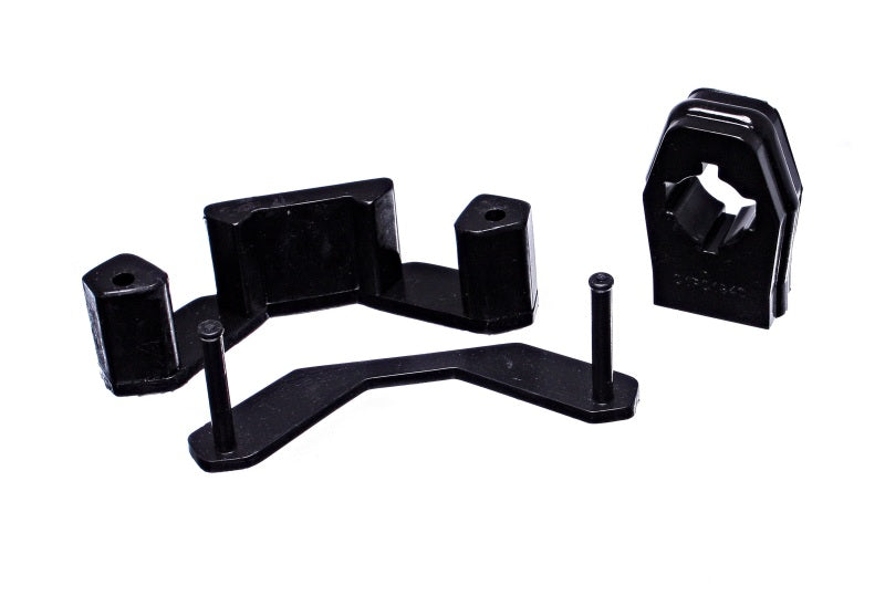 ES Trans Mounts - Black - Energy Suspension 2015 Ford Mustang Manual Transmission Mount Insert & Shifter Bushing Set