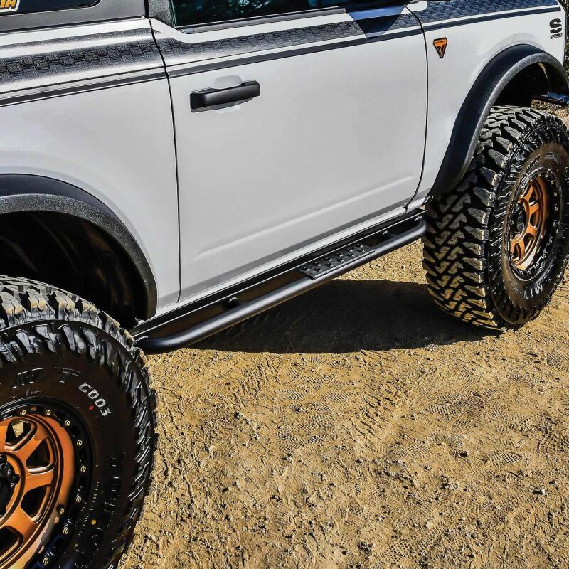 WES XTS Rock Sliders - Westin 20-23 Ford Bronco 2 Door (Excl. Bronco Sport) XTS Rock Slider - Textured Black