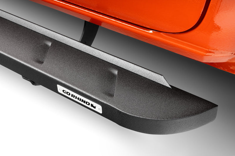 GOR RB10 Slim Running Boards - Go Rhino RB10 Slim Running Boards - Universal 80in. - Tex. Blk