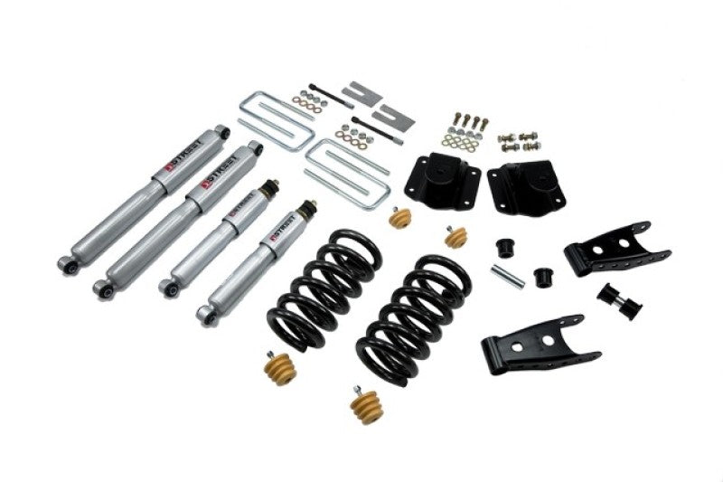 BT Lower Kit w SP Shocks - Belltech LOWERING KIT WITH SP SHOCKS
