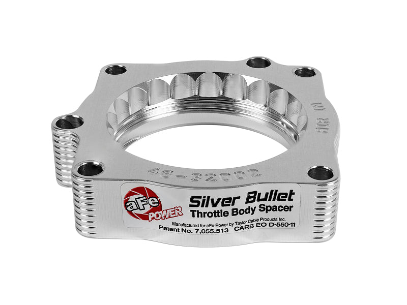 AFE Silver Bullet TBS CARB Approved - aFe Silver Bullet Throttle Body Spacers TBS Dodge Ram 03-08 V8-5.7L (Works w/ 5x-10382 only)