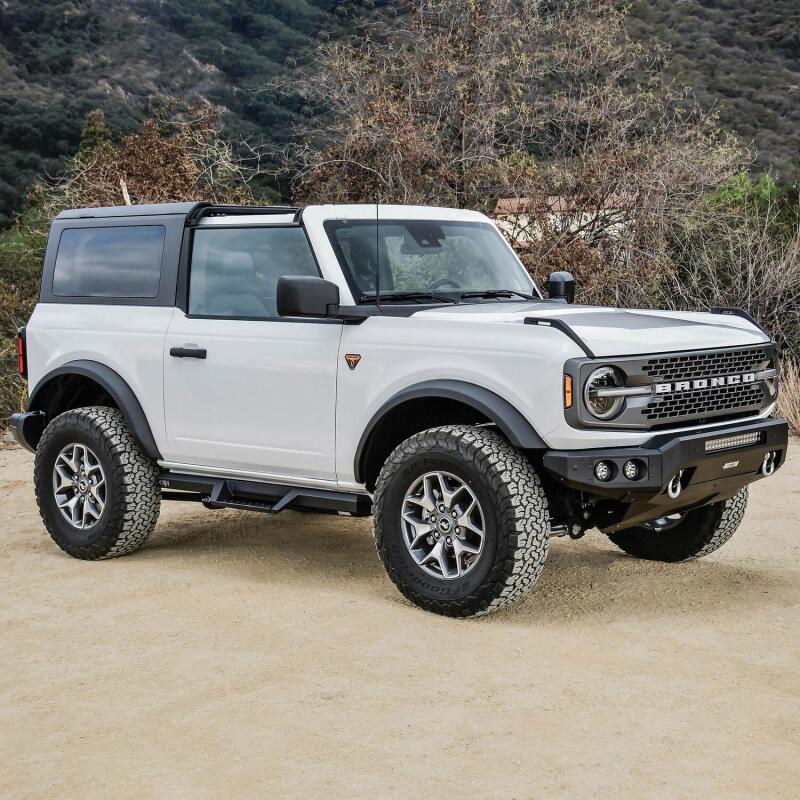 WES Nerf Bars - HDX Drop - Westin/HDX 2021+ Ford Bronco (2-Door) Drop Nerf Step Bars - Textured Black