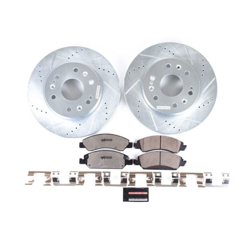 PSB Z36 Truck & Tow Kit - Power Stop 07-18 Chevrolet Silverado 1500 Front Z36 Truck & Tow Brake Kit