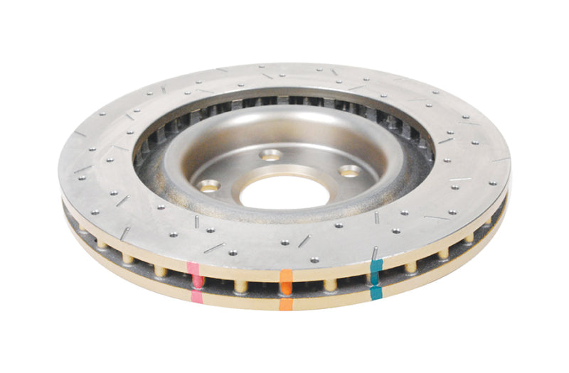 DBA 4000 Slot&Drill Rotors - DBA 05-12 Corvette C6 w/Z51 pkg Front Drilled & Slotted 4000 Series Rotor