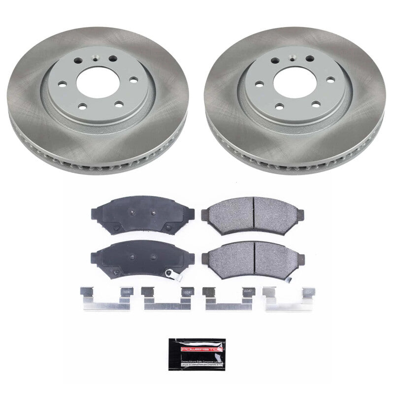 PSB Semi-Coated Rotor Kits - Power Stop 06-07 Saturn Relay Front Semi-Coated Rotor Kit