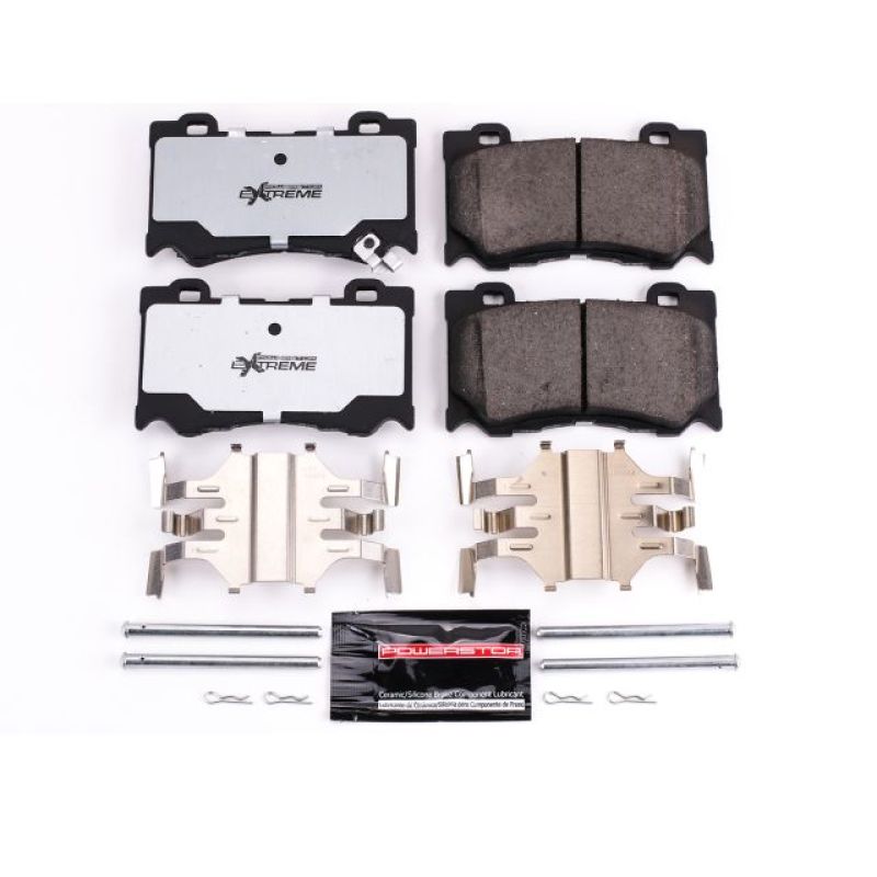 PSB Z26 Extreme Brake Pads - Power Stop 09-13 Infiniti FX50 Front Z26 Extreme Street Brake Pads w/Hardware