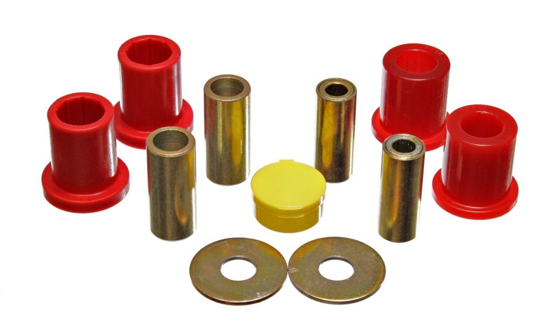 ES Cntrl Arm Bushings - Red - Energy Suspension 97-01 Ford Escort ZX2 Red Front End Control Arm Bushing Set