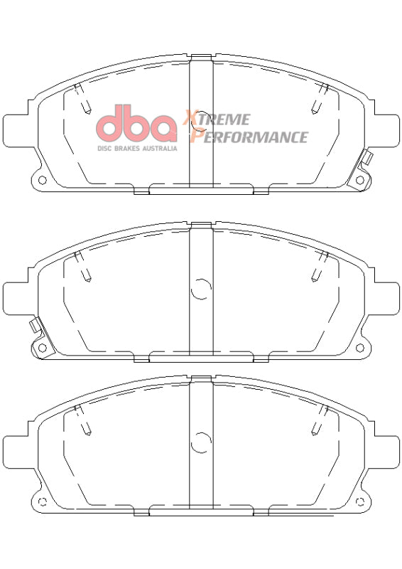 DBA XP650 Brake Pads - DBA 96-04 Nissan Pathfinder XP650 Front Brake Pads