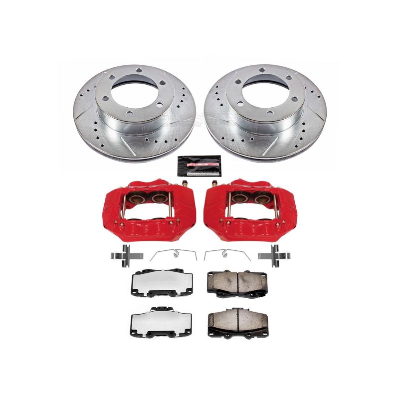 PSB Z36 Truck & Tow Kit w/Cals - Power Stop 95-04 Toyota Tacoma Front Z36 Truck & Tow Brake Kit w/Calipers
