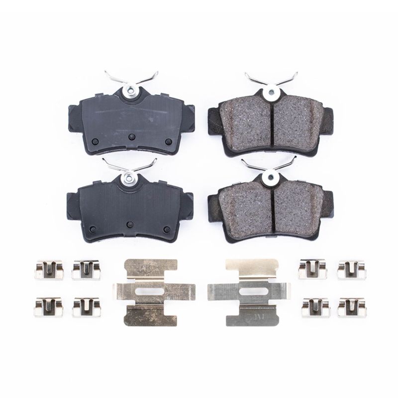 PSB Z17 Evolution Brake Pads - Power Stop 94-04 Ford Mustang Rear Z17 Evolution Ceramic Brake Pads w/Hardware