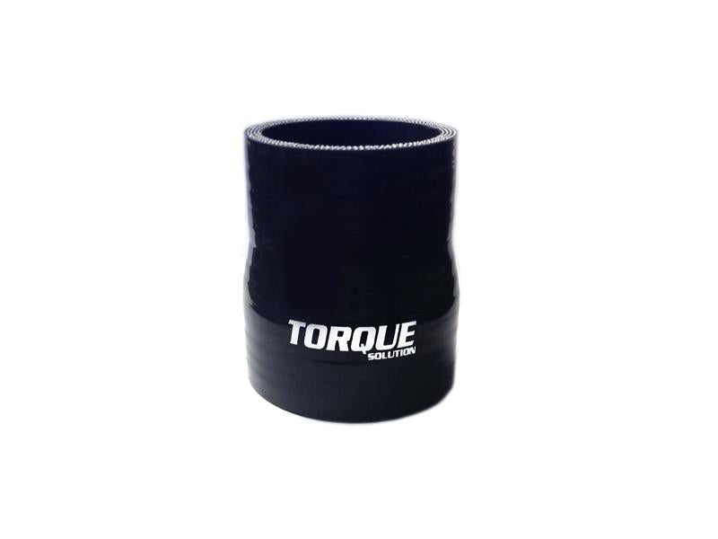 TQS Silicone Couplers - Black - Torque Solution Transition Silicone Coupler: 2 inch to 2.25 inch Black Universal