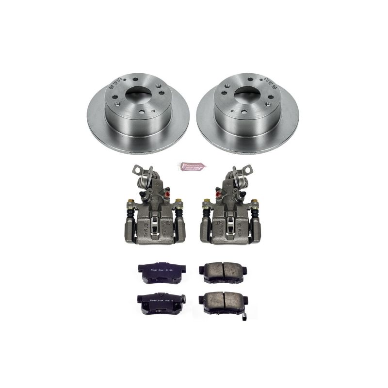 PSB Autospecialty Kit w/Cals - Power Stop 95-98 Acura TL Rear Autospecialty Brake Kit w/Calipers
