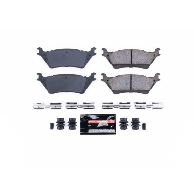 PSB Z23 Evolution Brake Pads - Power Stop 12-19 Ford F-150 Rear Z23 Evolution Sport Brake Pads w/Hardware