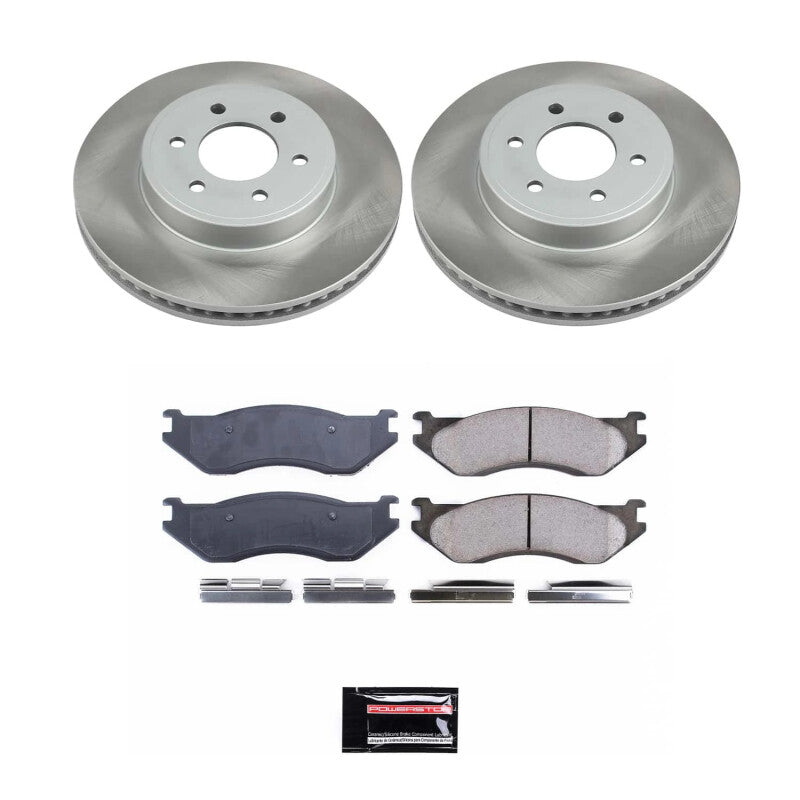 PSB Semi-Coated Rotor Kits - Power Stop 2003 Dodge Durango Front Semi-Coated Rotor Kit