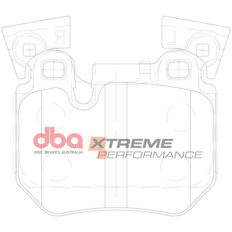 DBA XP Performance Brake Pads - DBA 06-07 Cadillac CTS (Excl V/Sport Susp) Front XP Performance Brake Pads