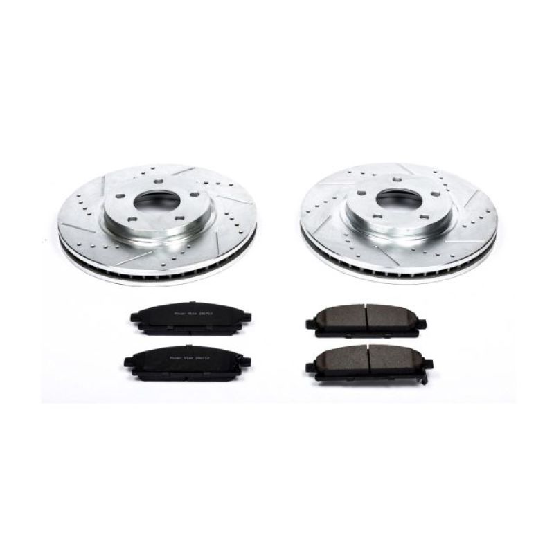 PSB Z23 Evolution Kit - Power Stop 04-09 Nissan Quest Front Z23 Evolution Sport Brake Kit