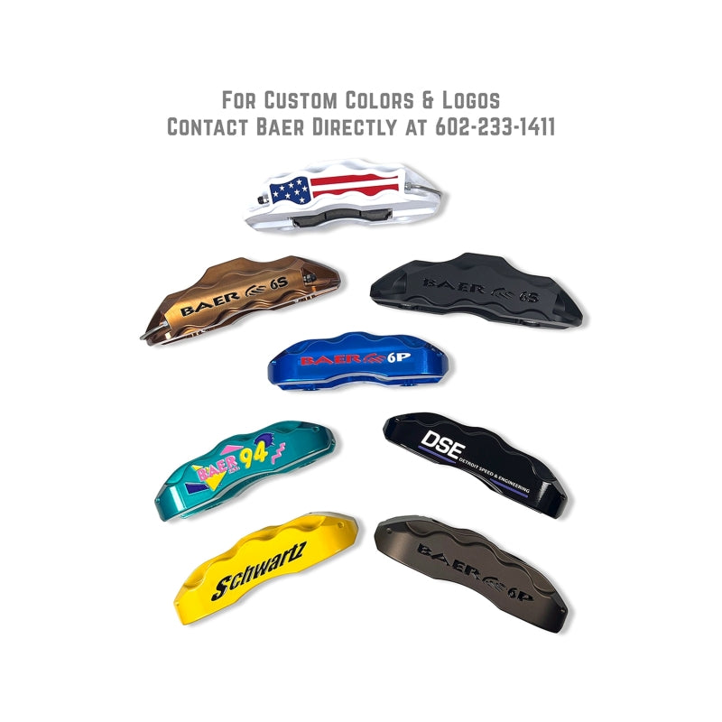 BAE Track4 Brake Kits - Baer Brakes 78-88 Buick Regal STD Studs 13in Track4 Front SDZ Brake Kit - Comp Yellow