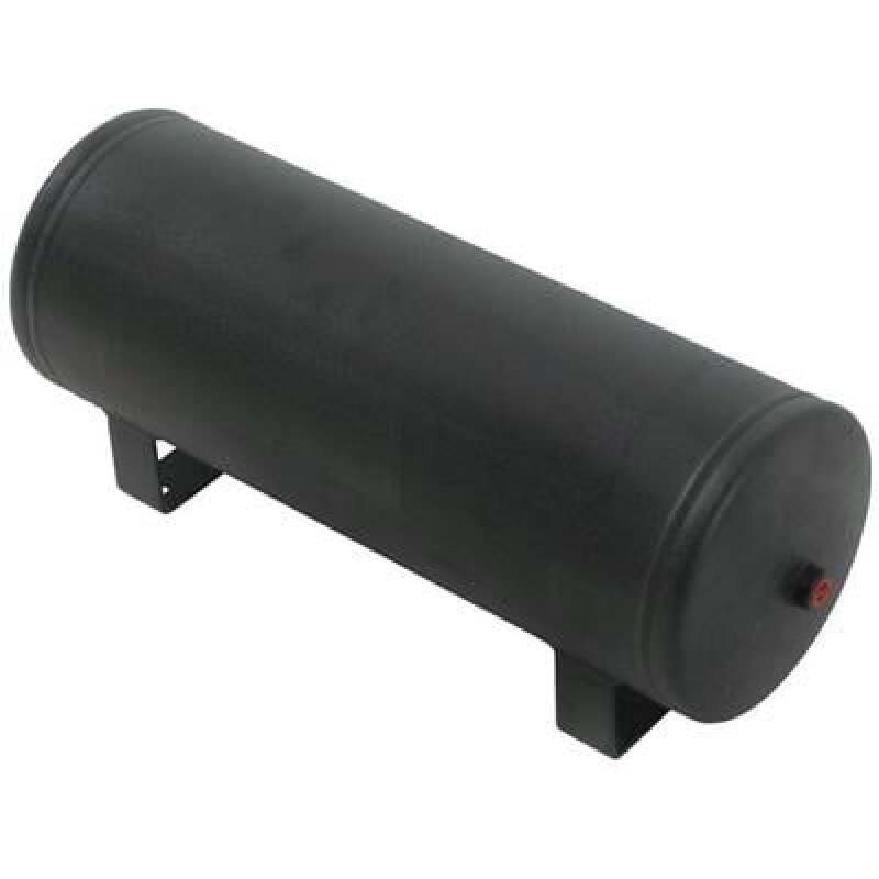 FIR Air Tanks - Firestone Air Tank 2 Gallon 14.5 x 8.5 x 7 1/4in x 1/8in 3 NPT Ports - Black (WR17609420)
