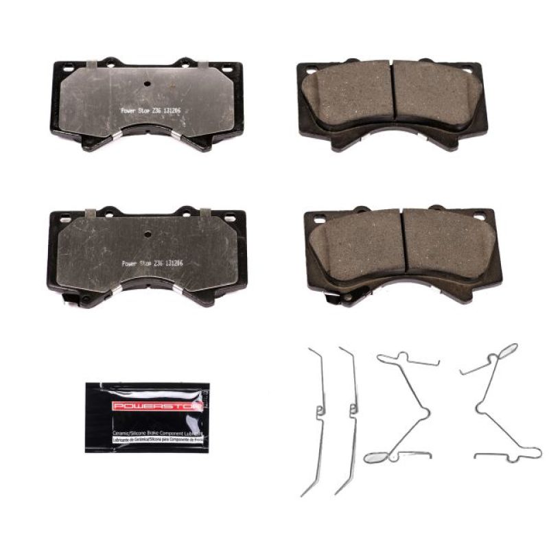 PSB Z36 Truck & Tow Brake Pads - Power Stop 08-11 Lexus LX570 Front Z36 Truck & Tow Brake Pads w/Hardware