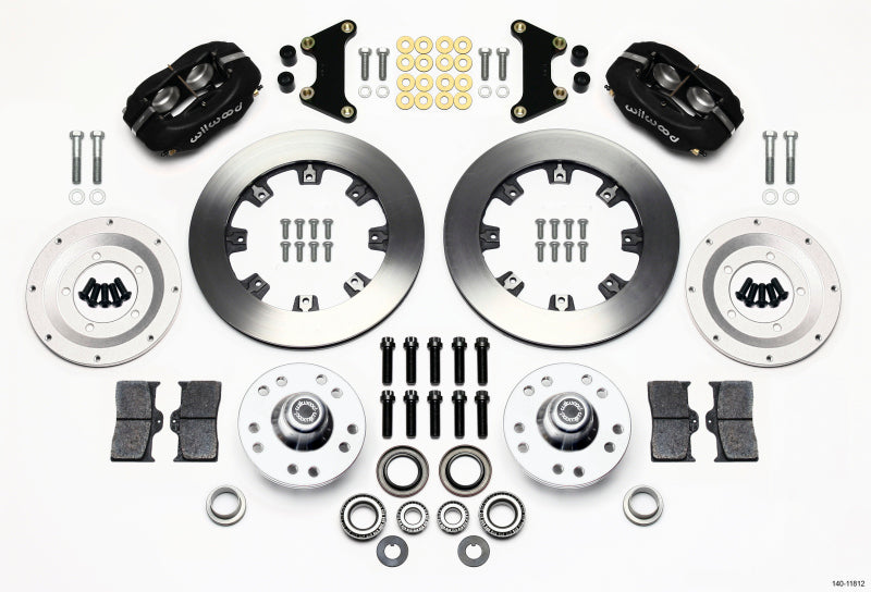 WIL Dynalite Brake Kit - Wilwood Forged Dynalite Front Kit 12.19in 49-54 Chevy/53-62 Corvette (*Line Kit Needed*)