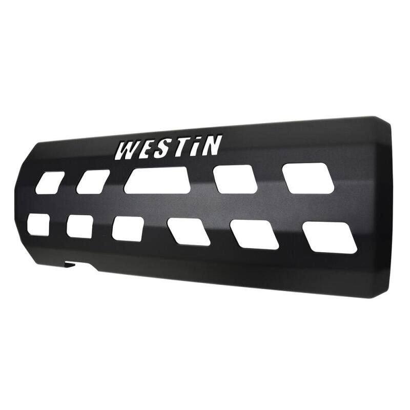 WES Skid Plates - Westin 18-22 Jeep Wrangler JL (Excl. 4xe) Muffler Skid Plate - Tex. Blk