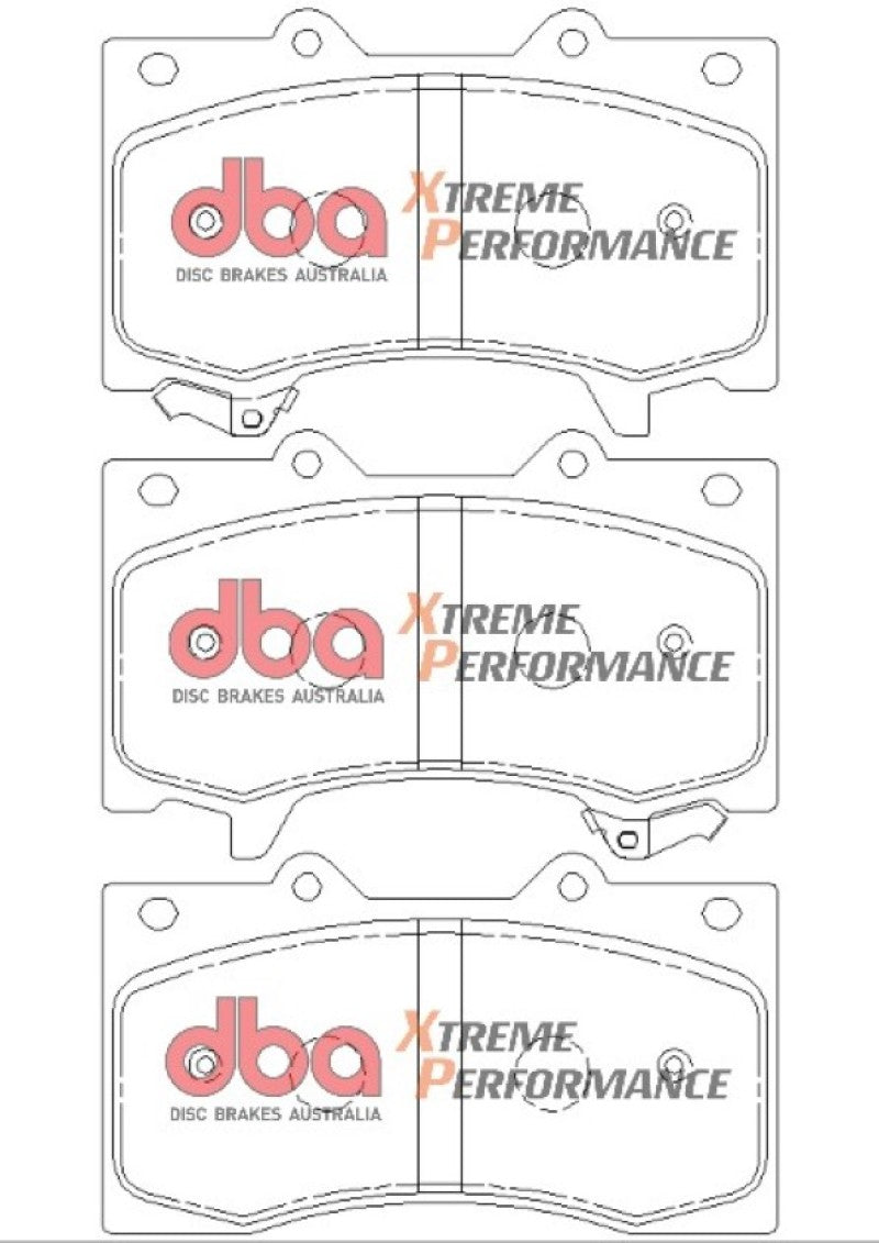 DBA XP Performance Brake Pads - DBA 2010+ Nissan Patrol Y62 5.6L XP Performance Front Brake Pads