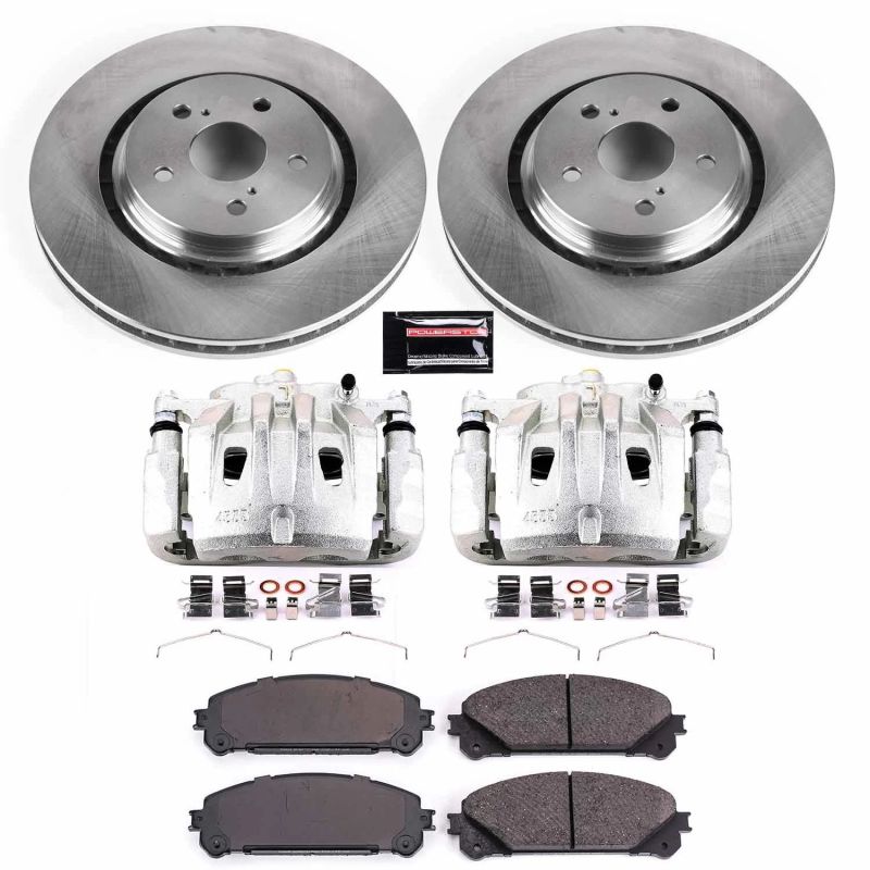 PSB Autospecialty Kit w/Cals - Power Stop 16-18 Lexus RX350 Front Autospecialty Brake Kit w/Calipers