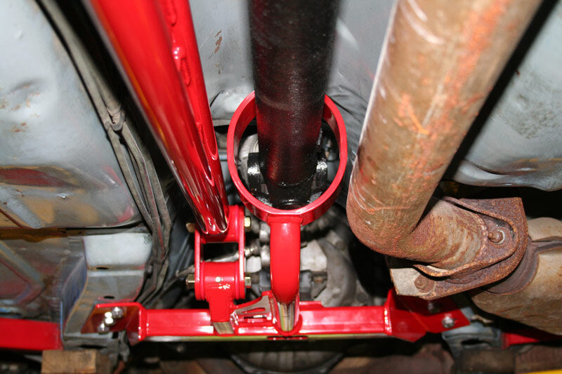 UMI Crossmember Reinforcements - UMI Performance 82-92 GM F-Body Tunnel Mounted Torque Arm- Fits TH400 Transmission