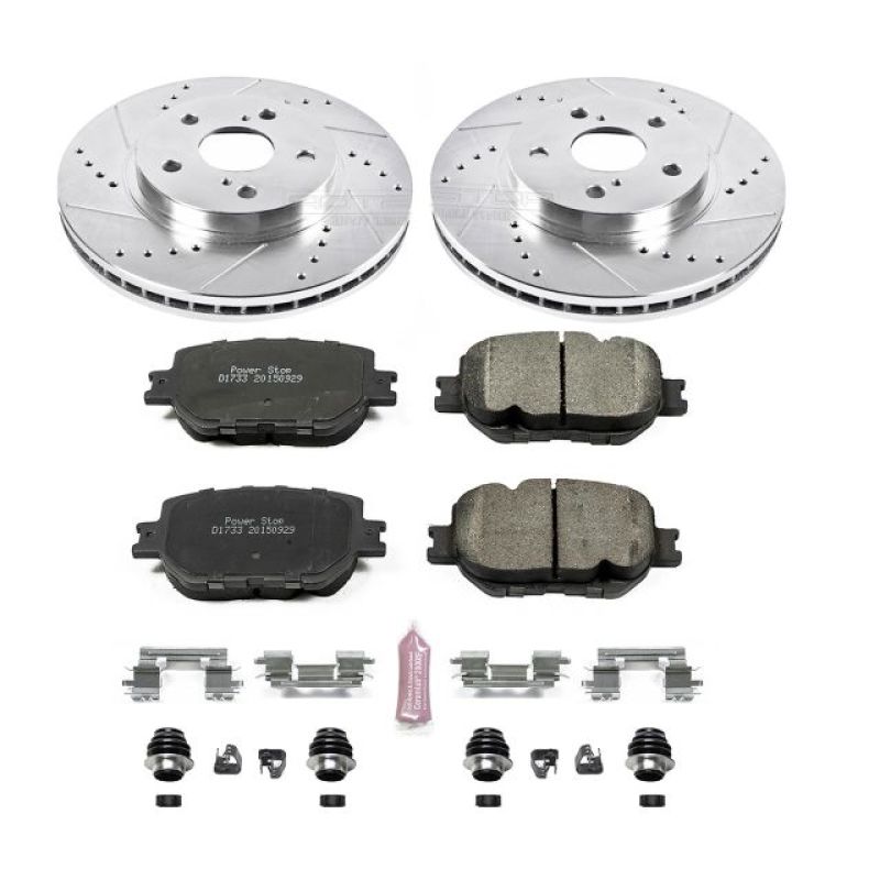PSB Z23 Evolution Kit - Power Stop 14-15 Lexus IS250 Front Z23 Evolution Sport Brake Kit