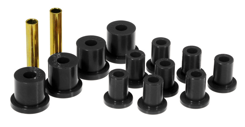 PRO Spring/Shackle Bush- Blk - Prothane 60-67 Chrysler A Body Spring Bushings - Black