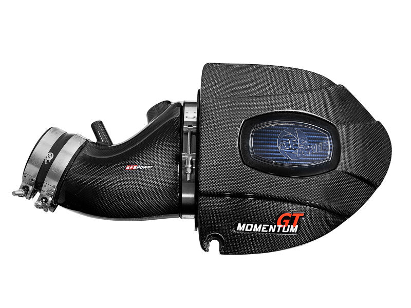 AFE Black Series Carbon Fiber Cold Air Intakes - aFe Momentum Black Series Carbon Fiber Pro 5R Air Intake System 11-19 Dodge Charger SRT8 6.4L