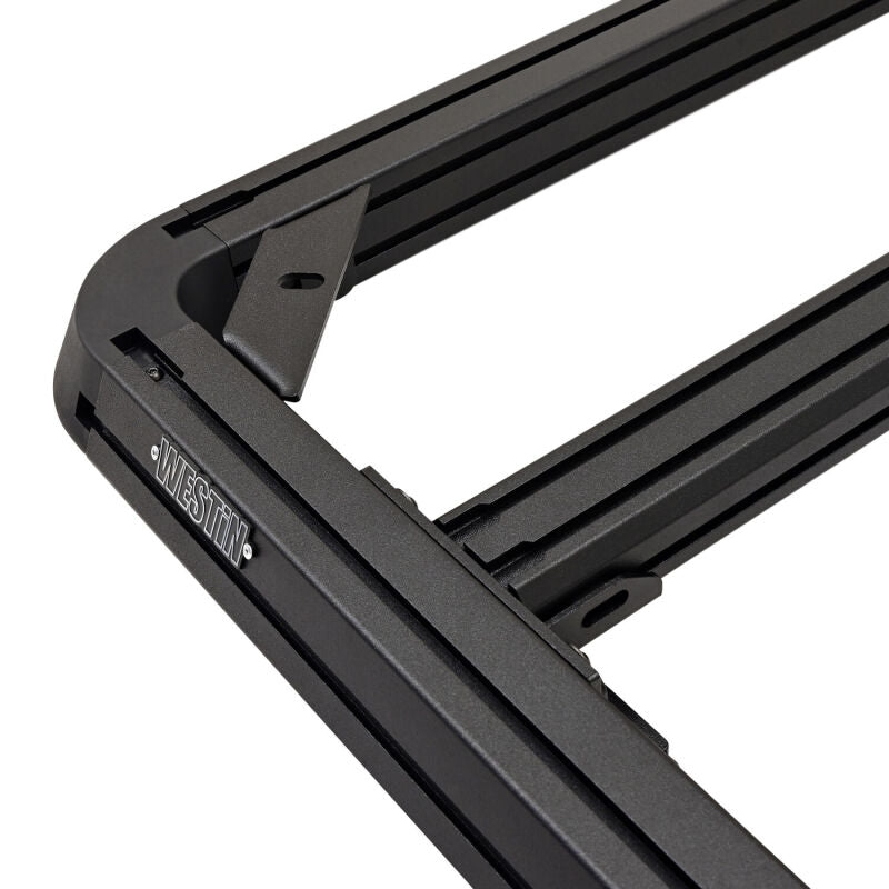 WES EXP Truck Caps - Westin EXP Roof Rack for Full Size EXP Truck Cap (RACK ONLY - NO CAP) 50x58in. - Tex. Blk