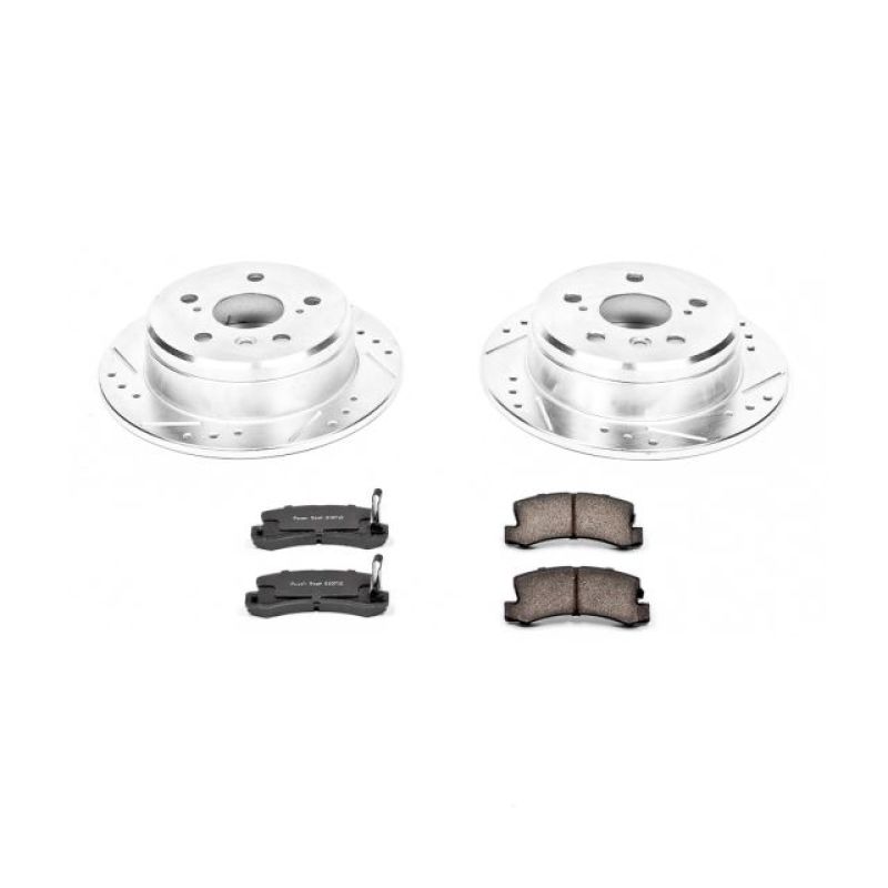 PSB Z23 Evolution Kit - Power Stop 97-99 Lexus ES300 Rear Z23 Evolution Sport Brake Kit