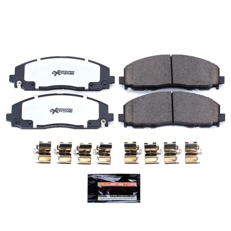 PSB Z36 Truck & Tow Brake Pads - Power Stop 17-19 Chrysler Pacifica Front Z36 Truck & Tow Brake Pads w/Hardware