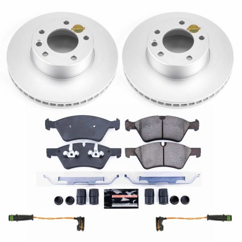 PSB Z17 Evolution Coated Kit - Power Stop 05-10 Mercedes-Benz G55 AMG Front Z17 Evolution Geomet Coated Brake Kit