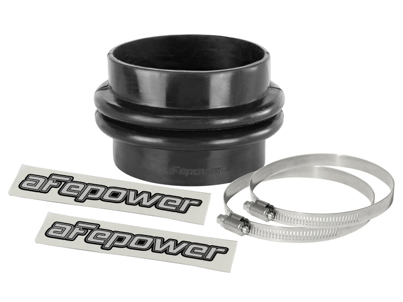 AFE Elbow Reducing Couplers - aFe Magnum FORCE Replacement Coupling Kit for (3-1/4 IN ID x 2-1/2 IN L) Straight Bellow-Coupler Blk