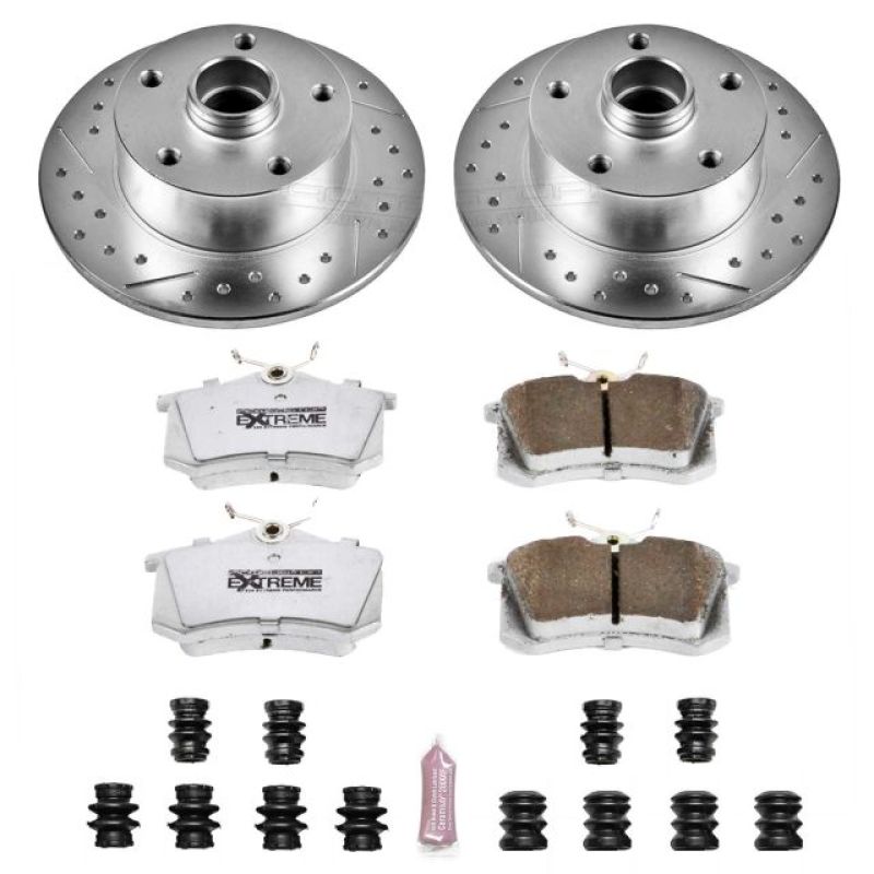 PSB Z26 Street Warrior Kit - Power Stop 97-01 Audi A4 Rear Z26 Street Warrior Brake Kit
