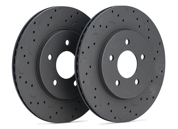 HAWK Talon Rotors - Hawk Talon 1998 Lexus LX470 Drilled and Slotted Rear Brake Rotor Set