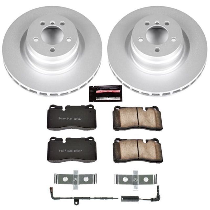 PSB Z23 Evolution Coated Kit - Power Stop 06-09 Land Rover Range Rover Front Z23 Evolution Sport Coated Brake Kit