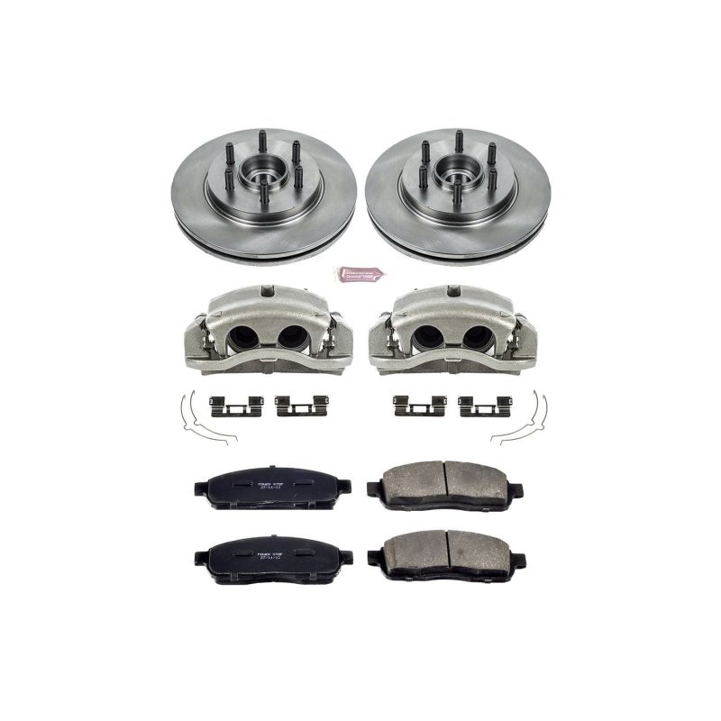 PSB Autospecialty Rotor - Power Stop 2004 Ford F-150 Front Autospecialty Kit w/Cals